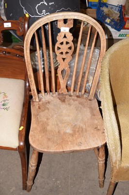Lot 747 - Wheel back dining chair