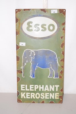 Lot 44 - An Esso Kerosine Elephant enamel sign