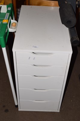 Lot 770 - White painted storage unit