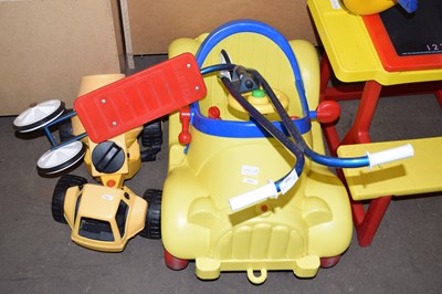 Lot 780 - Noddy pedal car together with scooter etc