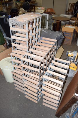 Lot 842 - Quantity of wine racks