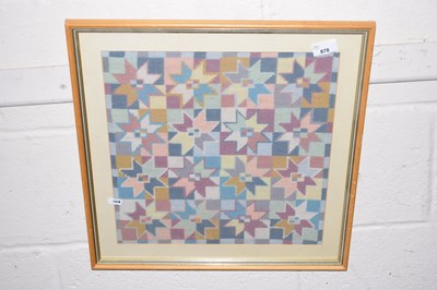 Lot 878 - Framed needlework decorative picture