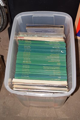 Lot 891 - Large box of opera LP's