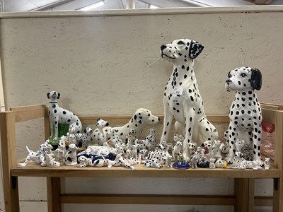 Lot 632 - A quantity of Dalmation figurines