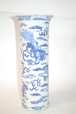 Lot 214 - Chinese Porcelain Sleeve Vase 18/19th Century...
