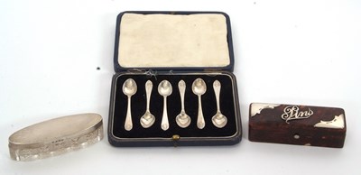 Lot 77 - Mixed Lot: A cased set of six George V silver...
