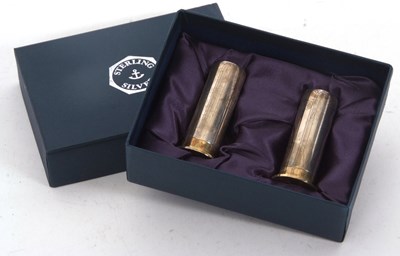 Lot 98 - An Elizabeth II silver novelty shot gun...