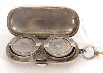 Lot 131 - A Victorian silver double sovereign case of...