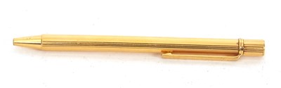 Lot 159 - A Must De Cartier ballpoint pen number 191644,...