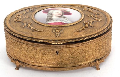 Lot 162 - Large antique French Louis XV style footed...