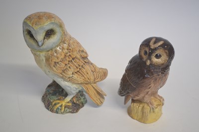 Lot 272 - A Beswick model of an owl together with a...