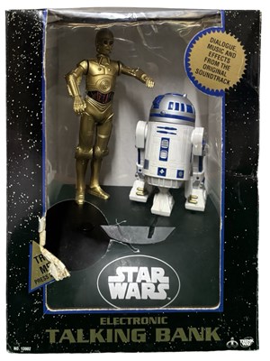 Lot 53 - A boxed Star Wars electronic talking money...