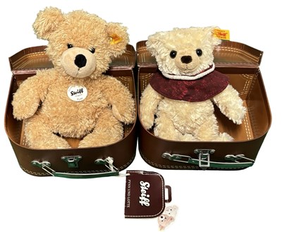 Lot 444 - A pair of modern Steiff teddy bears in...