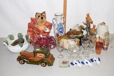 Lot 24 - Mixed Lot: Various ornaments, glass wares etc
