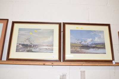 Lot 30 - Vernon Ward two coloured prints of ducks and...