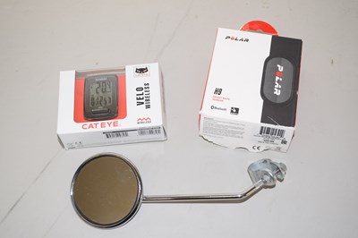 Lot 46 - Mixed Lot: Polar heart rate monitor, a Velo...