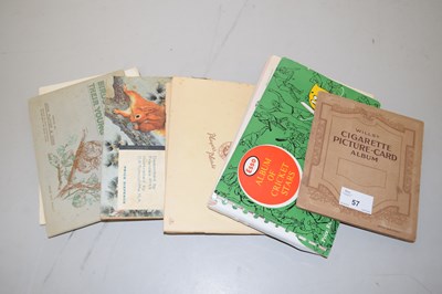 Lot 57 - A collection of albums of cigarette and tea...
