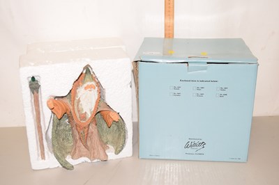 Lot 72 - An Elanti cold cast figurine of a wizard from...