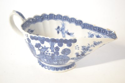 Lot 292 - An 18th Century Bow sauce boat with the...