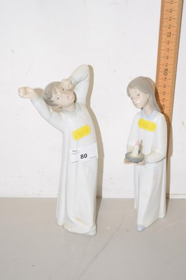 Lot 80 - Two Lladro models of children