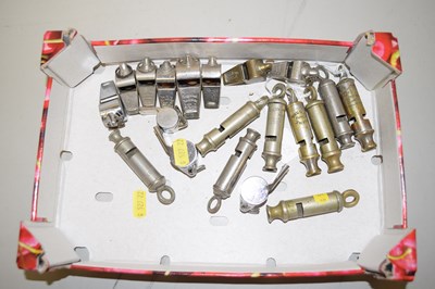 Lot 82 - A collection of vintage whistles