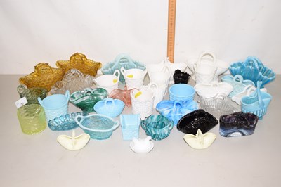 Lot 130 - A range of late 19th Century pressed glass...