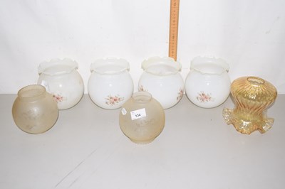Lot 134 - Group of various glass light shades
