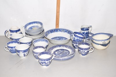 Lot 158 - Quantity of Ridgways Willow pattern tea and...