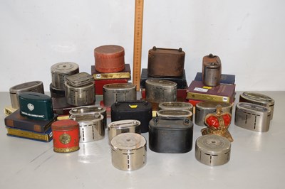 Lot 163 - A collection of vintage bank savings boxes to...