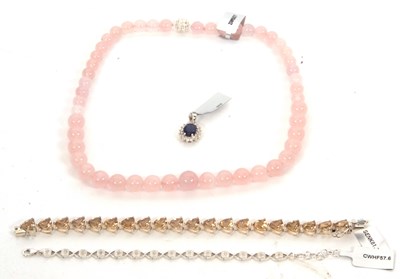 Lot 237 - A mixed lot of jewellery: to include a silver...