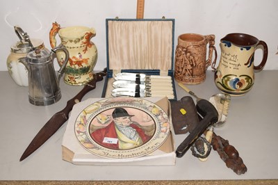 Lot 181 - Mixed Lot: Various decorated jugs, Doulton...