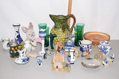 Lot 183 - Mixed Lot: Various ornaments, Carnival Glass...