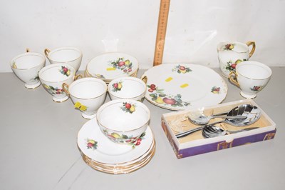 Lot 195 - A quantity of Royal Imperial fruit decorated...