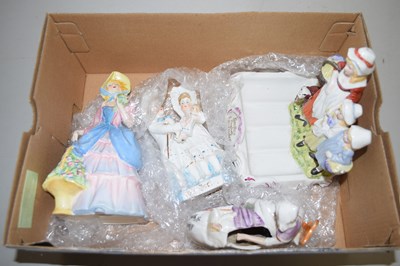 Lot 200 - Mixed Lot:  Figurines and a Yardley English...