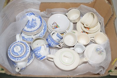 Lot 205 - A group of child's tea wares