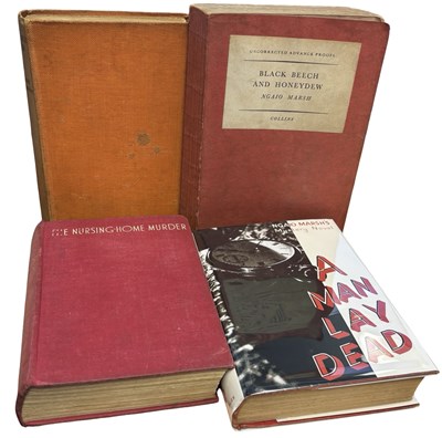 Lot 224 - MIXED CRIME FICTION FIRST: 4 Titles: NGAIO...
