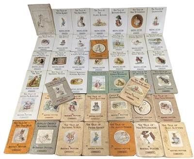 Lot 834 - BEATRIX POTTER: A large collection of titles.