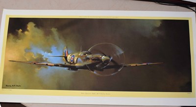 Lot 246 - Gerald Coulson 'Evening Flight' coloured print...