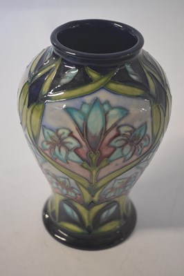 Lot 448 - A modern Moorcroft vase of baluster form, the...