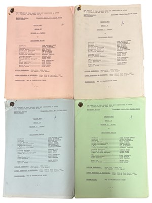 Lot 43 - Four original Doctor Who rehearsal scripts,...
