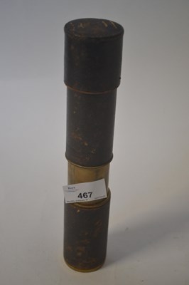 Lot 355 - A 19th Century cased brass telescope