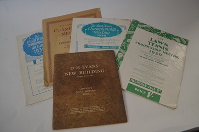 Lot 484 - Plastic bag containing a number of Wimbledon...