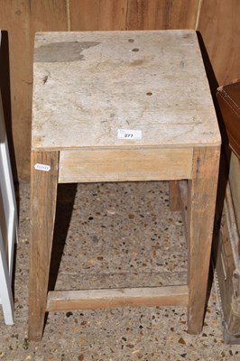 Lot 277 - A vintage stool