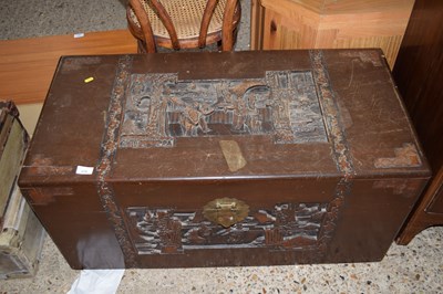 Lot 279 - A Chinese camphor wood chest