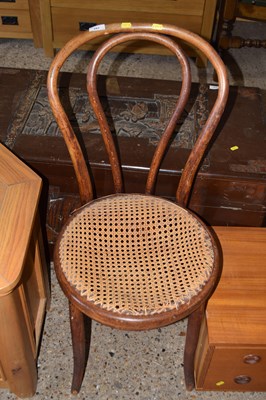 Lot 287 - A bentwood cafe chair
