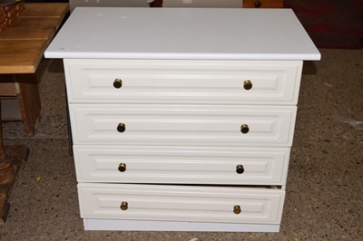 Lot 292 - Modern white finish bedroom chest