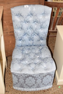 Lot 308 - Button finish bedroom chair