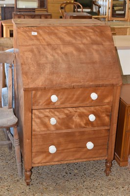 Lot 313 - Victorian satin wood mock bureau washstand...