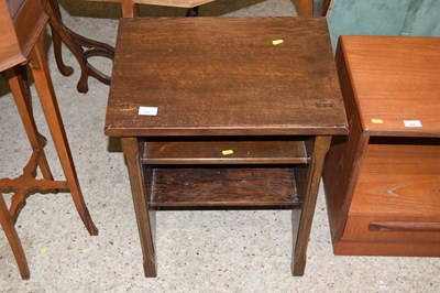 Lot 331 - A 20th Century oak book stand with sloped top