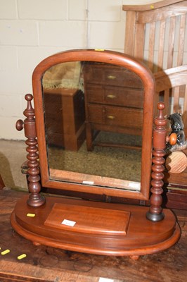 Lot 334 - A Victorian swing dressing table mirror on...